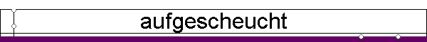 aufgescheucht